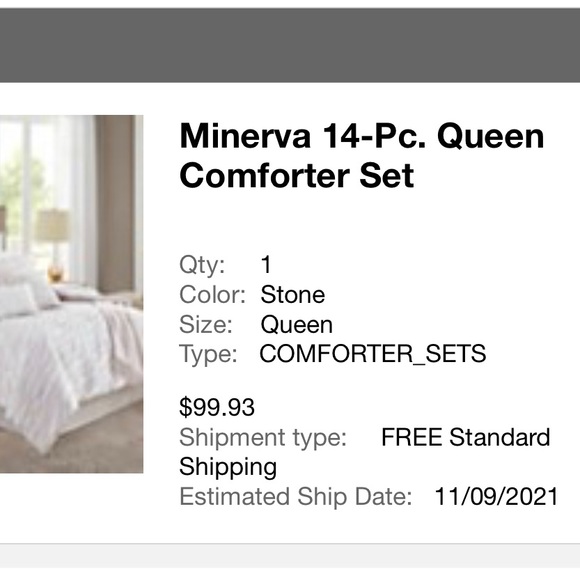 JLA HOME QUEEN COMFORTER SET - Picture 7 of 9
